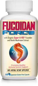 bottle of fucoidan force